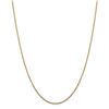 Image 1 : 14k Yellow Gold 1.45 mm Solid Diamond Cut Cable Chain - 26 in.