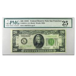 1928-C (L-San Francisco) $20 FRN VF-25 PMG