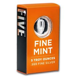 5 oz Silver Bar - 9Fine Mint