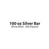 Image 2 : 100 oz Silver Bar - 9Fine Mint - (Kit Parent)
