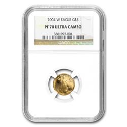 2004-W 1/10 oz Proof Gold American Eagle PF-70 NGC