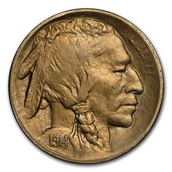 1914-S Buffalo Nickel AU