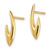 Image 2 : 14k Post Earrings - 17 mm