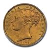 Image 1 : 1871 Great Britain Gold Sovereign Victoria MS-63 NGC