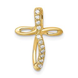 14k Yellow Gold Passion Cross Mounting