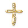 Image 1 : 14k Yellow Gold Passion Cross Mounting