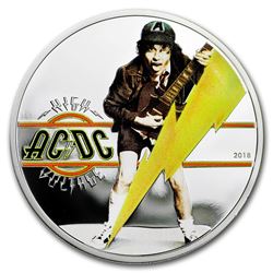 2018 Cook Islands 1/2 oz Silver AC/DC High Voltage Proof