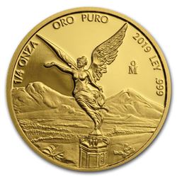 2019 Mexico 1/4 oz Proof Gold Libertad