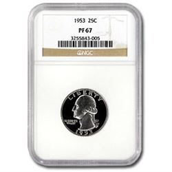 1953 Washington Quarter PF-67 NGC