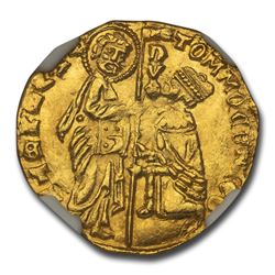 Venetian Republic AV Ducat Tomaso Mocenigo (1414-23 AD) MS-66 NGC