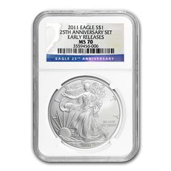 2011 Silver American Eagle MS-70 NGC (Early Releases)