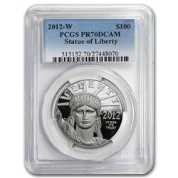 2012-W 1 oz Proof Platinum American Eagle PR-70 PCGS