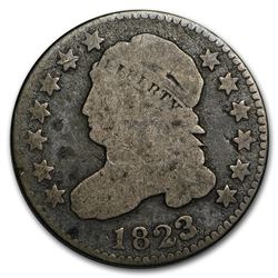 1823/2 Capped Bust Dime Large E's VG
