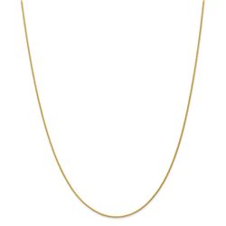 14k Yellow Gold 1.2 mm Parisian Wheat Chain - 22 in.