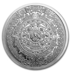 5 oz Silver Round - Aztec Calendar