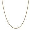 Image 1 : 14k Gold 1 mm Solid Polished Spiga Chain Necklace - 18 in.