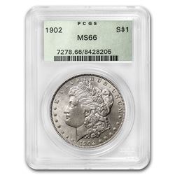 1902 Morgan Dollar MS-66 PCGS