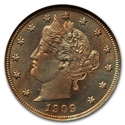 1909 Liberty Head V Nickel PF-64 NGC