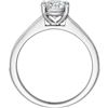 Image 3 : Natural 1.17 CTW Round Brilliant Cut with Accent Diamond Ring 14KT White Gold