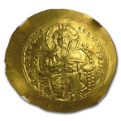 Byzantine Gold Histamenon Constantine X (1059-67 AD) MS NGC