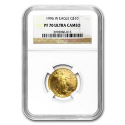 1996-W 1/4 oz Proof Gold American Eagle PF-70 NGC