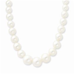 14k Gold 4-9 mm Freshwater Cultured Pearl Necklace