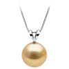 Golden South Sea Classic Solitaire Pearl Pendant