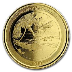 2019 St. Vincent & The Grenadines 1 oz Gold Seaplane BU