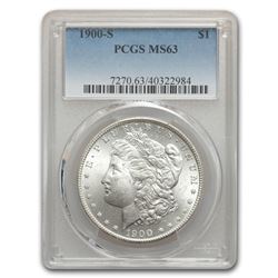 1900-S Morgan Dollar MS-63 PCGS