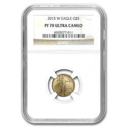 2015-W 1/10 oz Proof Gold American Eagle PF-70 NGC