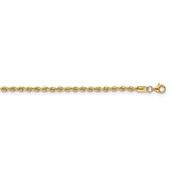 14k Yellow Gold 2.65 mm Silky Rope Chain - 18 in.