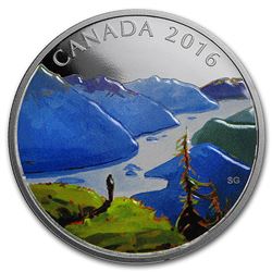 2016 Canada 1 oz Silver $20 Canadian Landscapes: Reaching The Top