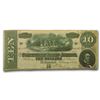 Image 1 : 1864 CSA $10 (T-68) Horses Pull Cannon CU