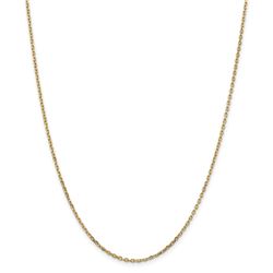 14k Gold 1.8 mm Diamond-cut Cable Chain Necklace - 16 in.