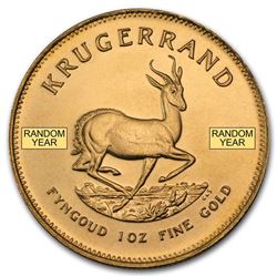 South Africa 1 oz Gold Krugerrand (Random Year)