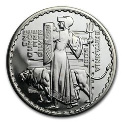 2001 Great Britain 1 oz Silver Britannia (Abrasions)
