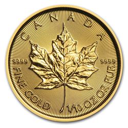 2016 Canada 1/10 oz Gold Maple Leaf BU