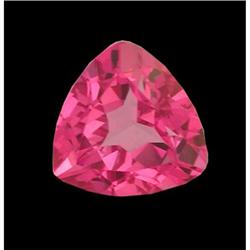 Over 4.00ct. Pink Topaz Trillion Cut Loose Ston