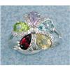 Image 1 : 14kw 2.00ct Multi-Colored Gemstone/Diamond Flo