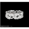 Image 1 : 14kw Fancy Leaf .75ct Diamond eternity Wedding