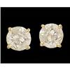 Image 1 : 14KY Gold .82ct. Diamond Stud Earrings