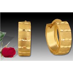 14KY Gold (not plated) Petite Huggy Earrings