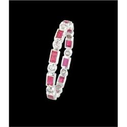 14KW GOLD DIAMOND BAGUETTE/ROUND FILIGREE ETER