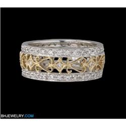14K gold .50ct Two-Ton Antique Nouveau Diamond
