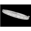 Image 1 : 14KW Gold 3.00ct Diamond Bangle Bracelet