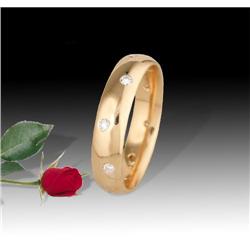 14KY Classic Diamond Eternity Wedding Band