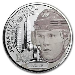 2017 Grandeur 1 oz Silver Hockey: Toews (Frosted)