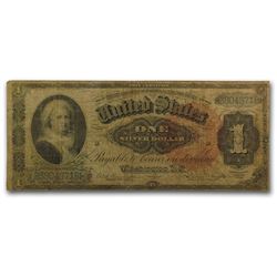 1886 $1.00 Silver Certificate Martha Washington VG