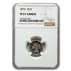 Image 1 : 1879 Three Cent Nickel PF-67 Cameo NGC