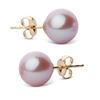 Image 1 : Elite Collection Lavender Freshwater Pearl Stud Earrings, 8.5-9.0mm
